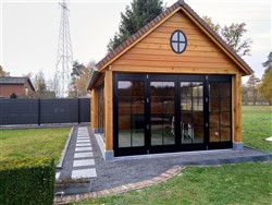 Eiken tuinhuis bijgebouw 02