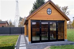 Eiken tuinhuis op maat